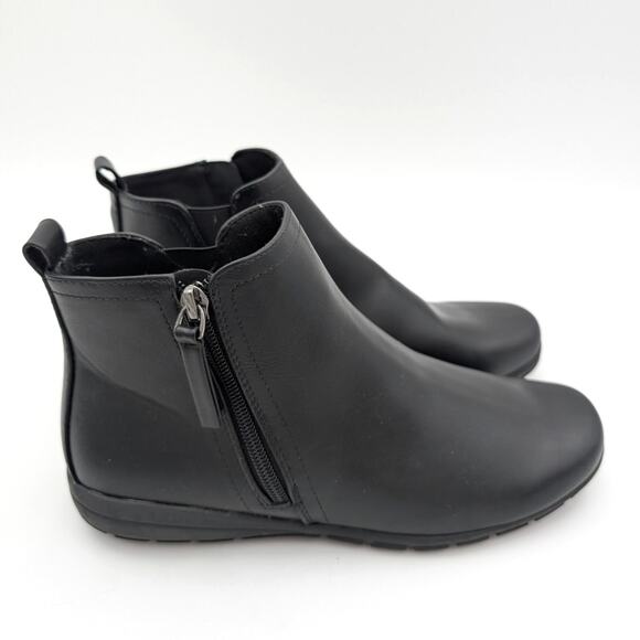 Easy Spirit Aleena Side Zip Wedge Booties Round Toe Women's Size US7 EU38 - Picture 3 of 8